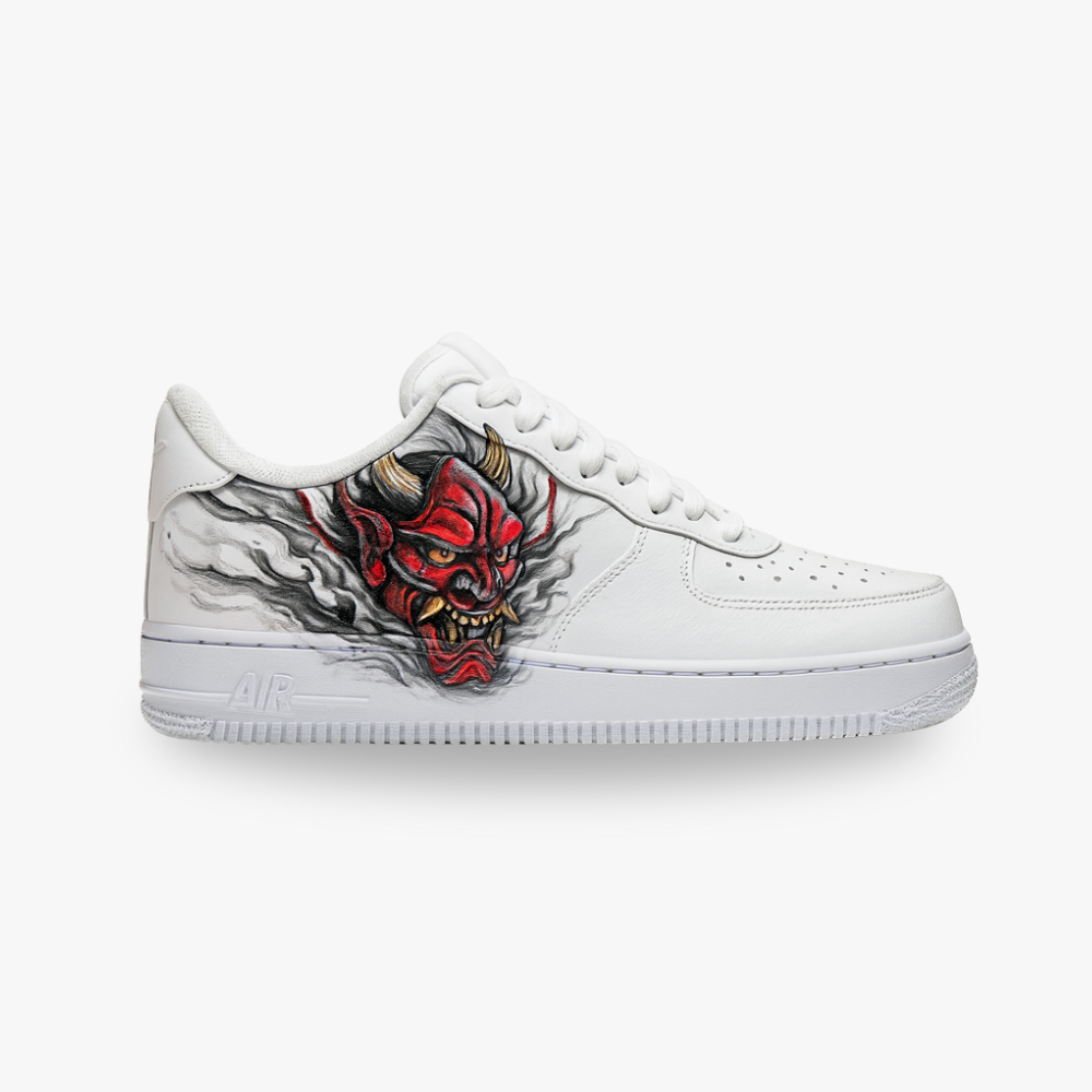 Customized AF1 Japanese Oni Mask