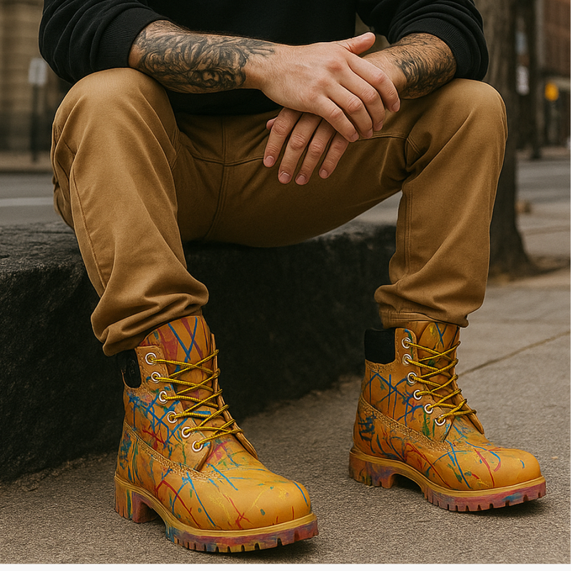 Customized Icon Timber Brown Paint Splash - Handcraftd