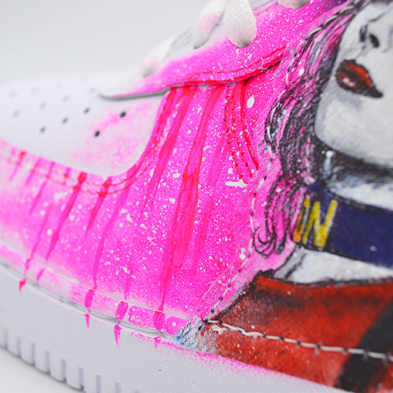 Customized AF1 Harley Queen - Handcraftd