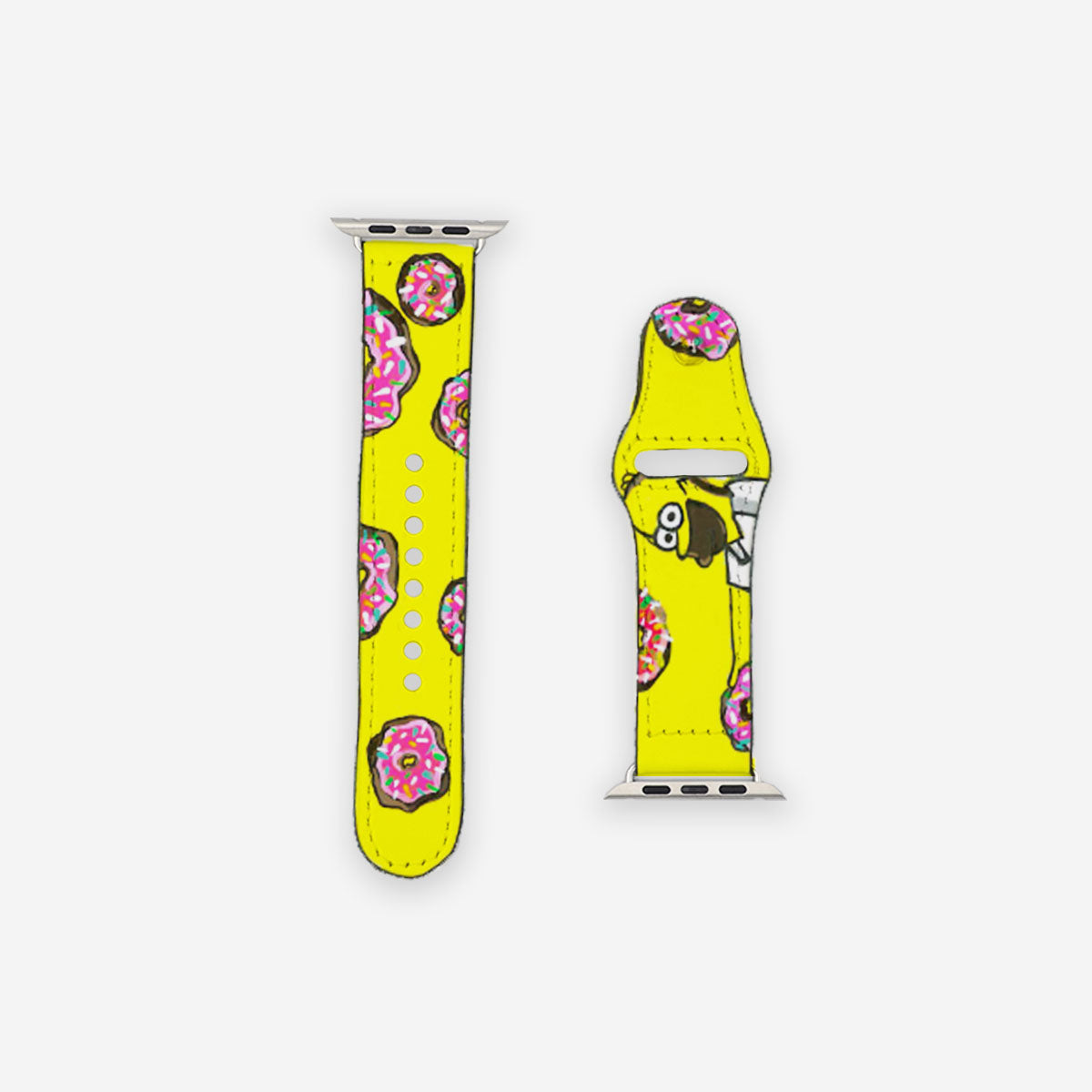 Customized Apple Watch Band Homer Simpson Donuts - Handcraftd