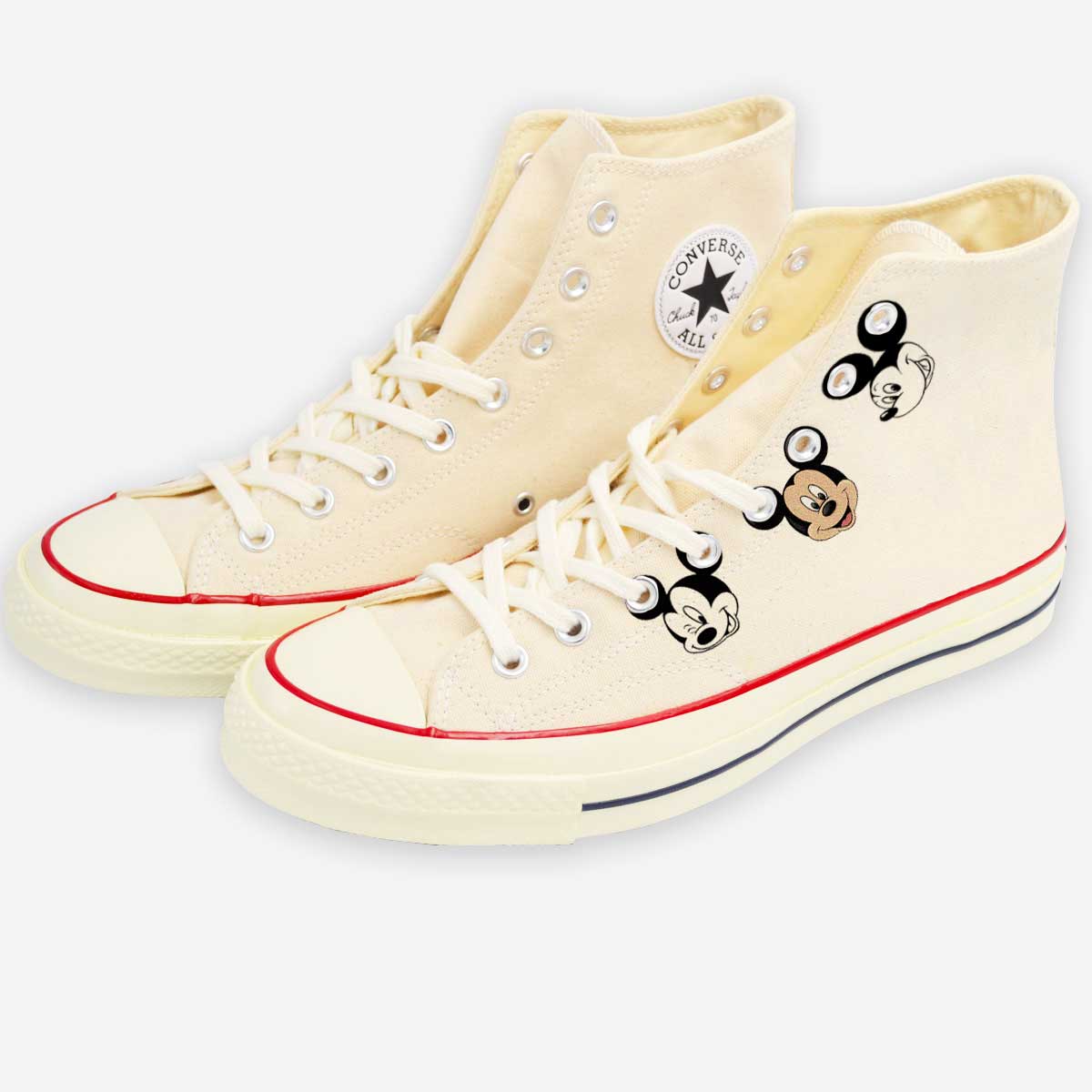 Customized Chuck Taylor 70 Mickey Face - Handcraftd