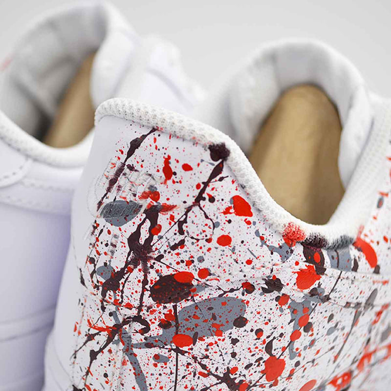 Customized AF1 Splatter - Handcraftd