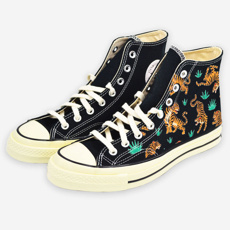 Customized Chuck Taylor Tigers - Handcraftd