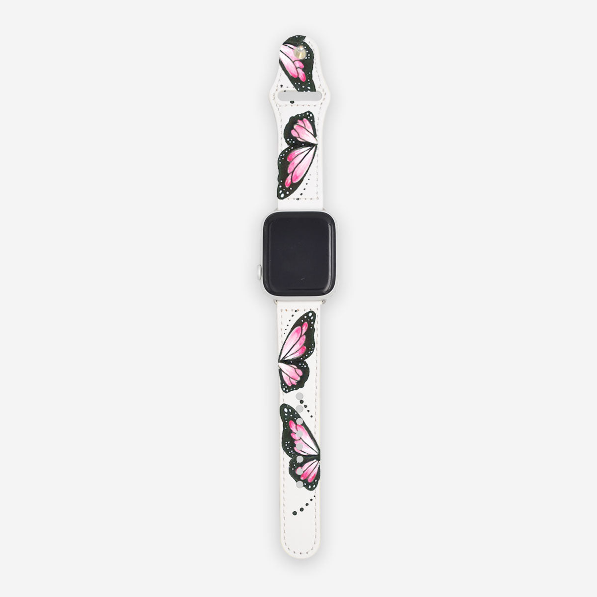 Customized App. Watch Pink Butterfly - Handcraftd