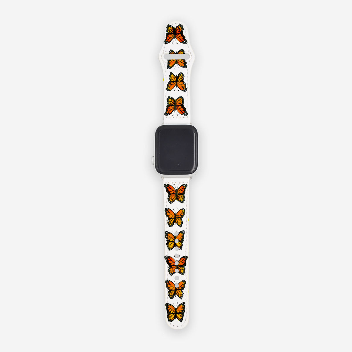 Customized Apple Watch Orange Butterfly - Handcraftd