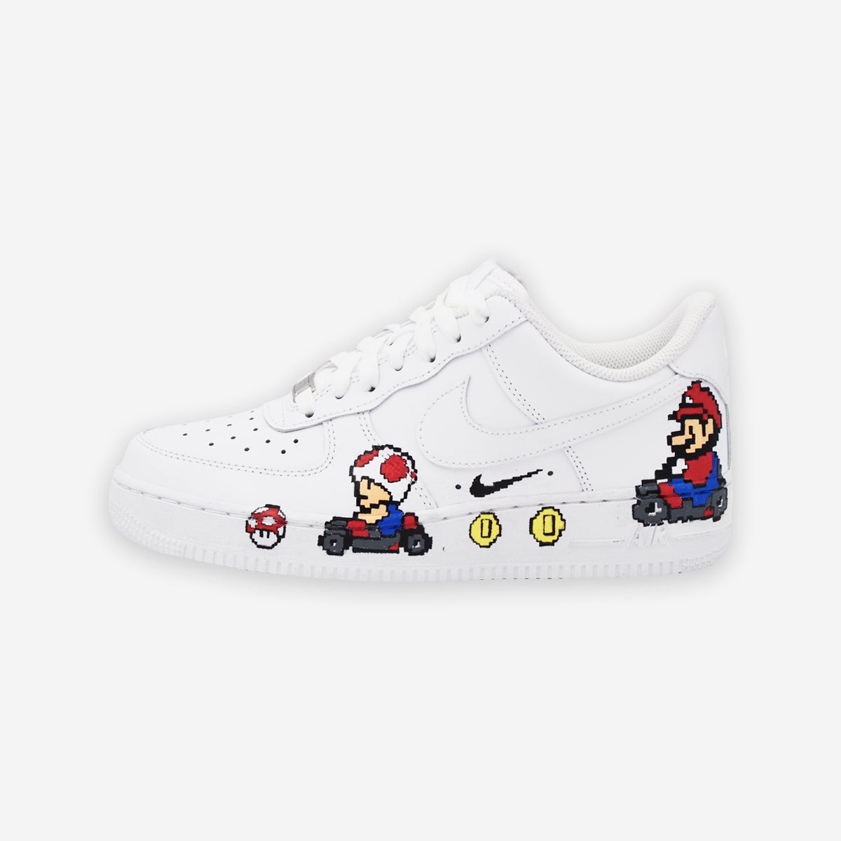 Customized AF1 Mario Bros - Handcraftd