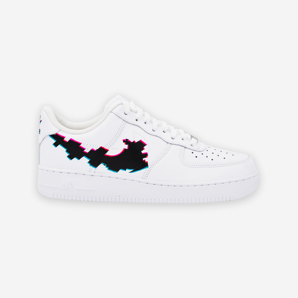 Customized AF1 Glitch - Handcraftd