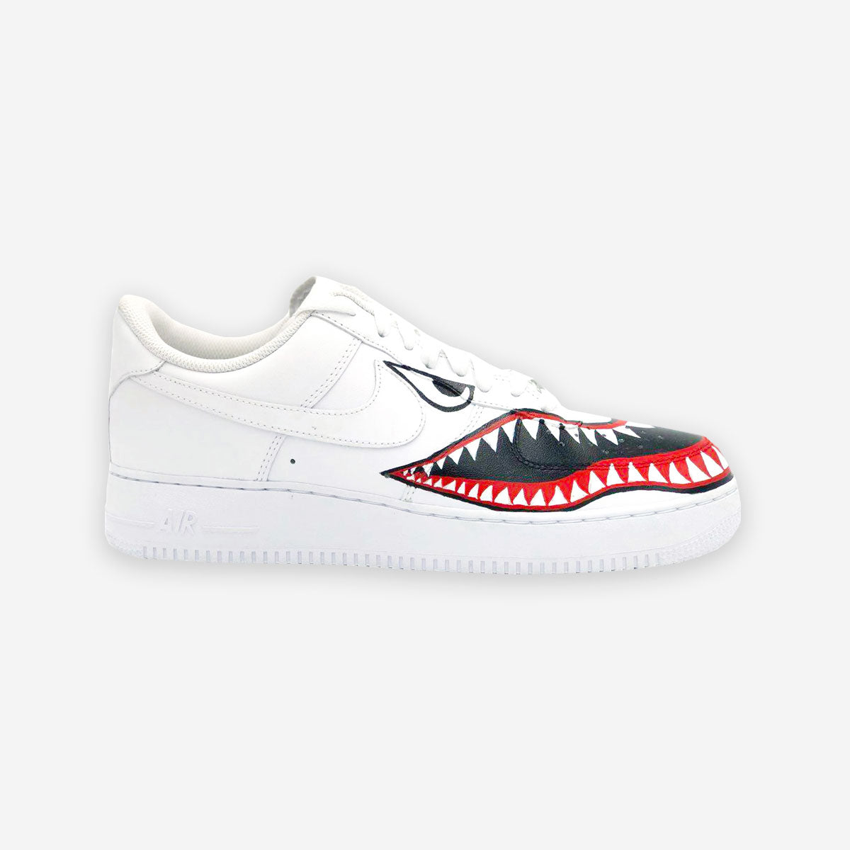 Customized AF1 Shark Attack - Handcraftd