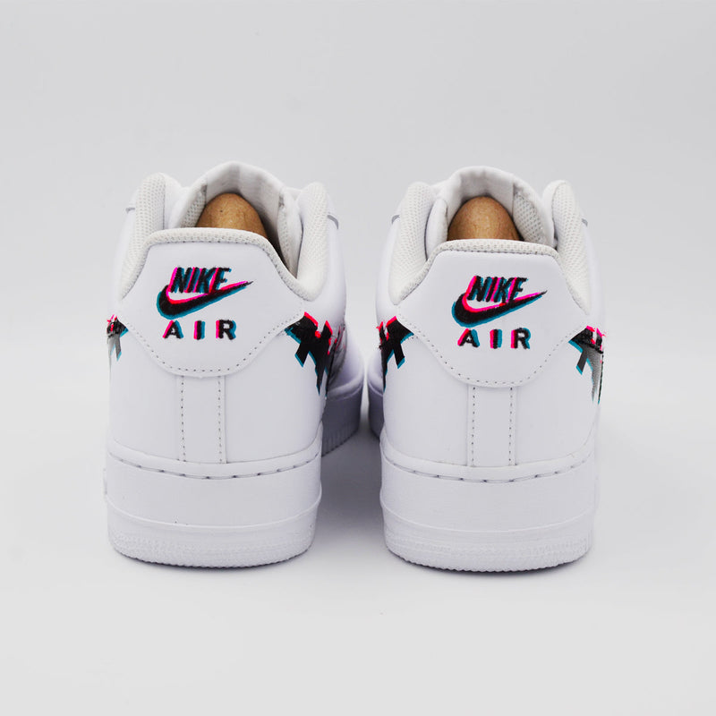 Customized AF1 Glitch - Handcraftd