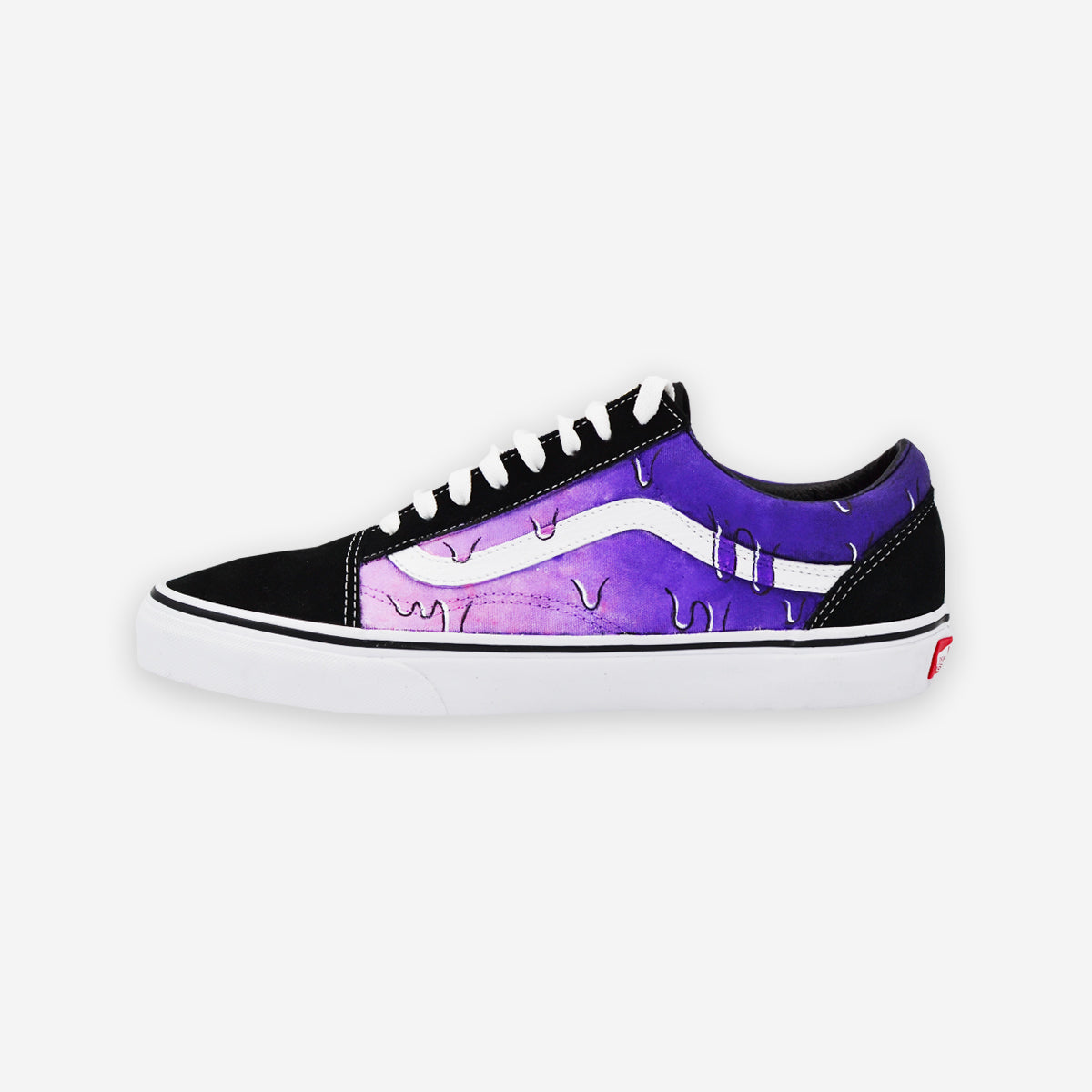 Customized Old Skool Purple Drip - Handcraftd