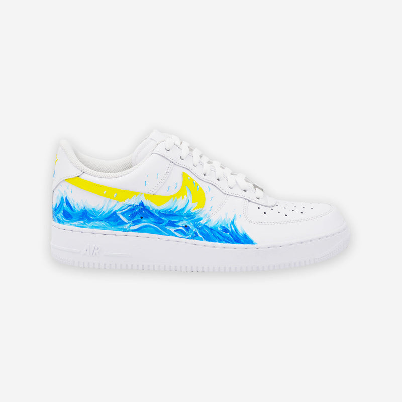 Customized AF1 Neon Wave - Handcraftd
