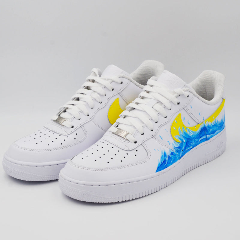 Customized AF1 Neon Wave - Handcraftd