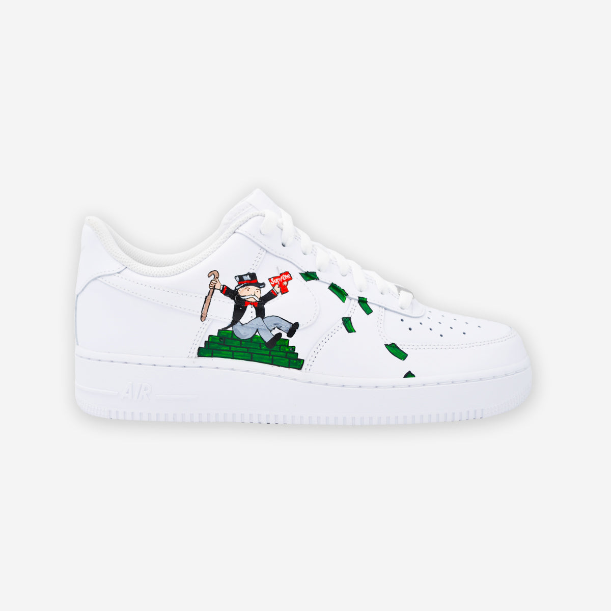 Customized AF1 Monopoly - Handcraftd