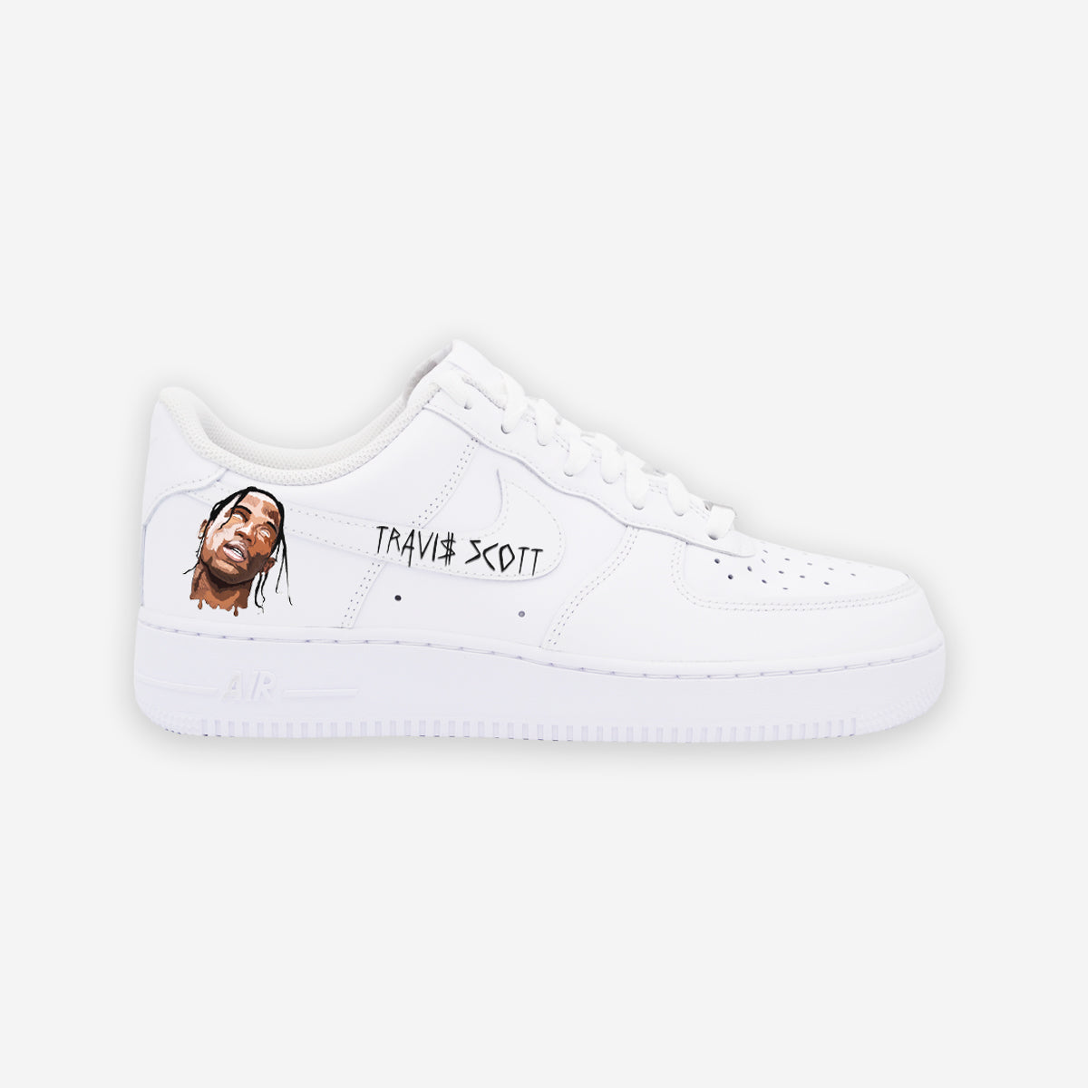 Customized AF1 Travis Design - Handcraftd