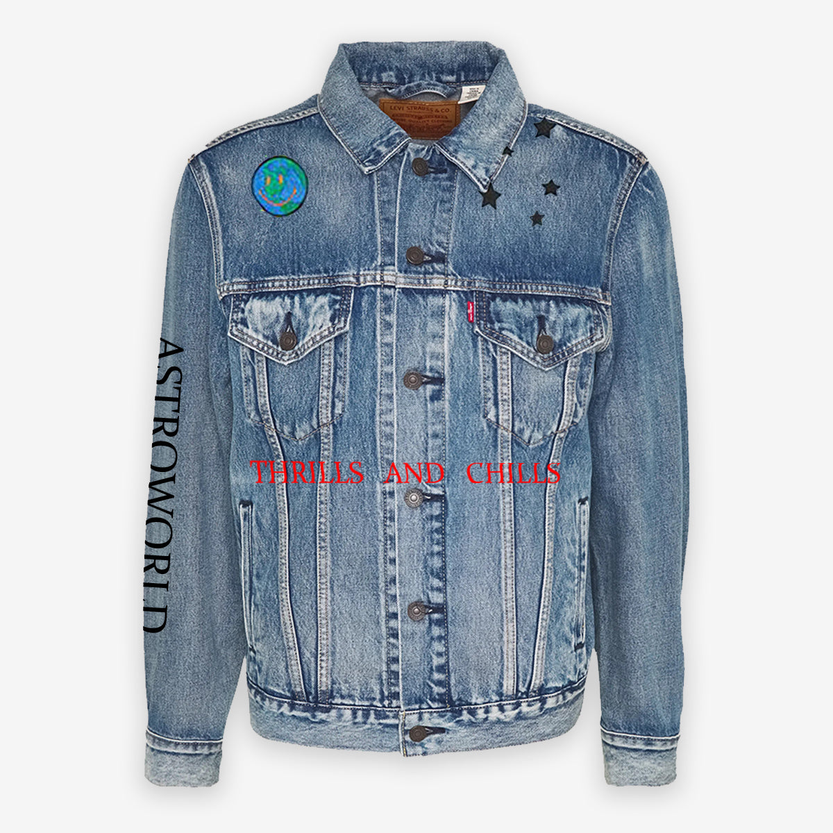 Customized Levi’s Vintage Jacket Travis Scott - Handcraftd