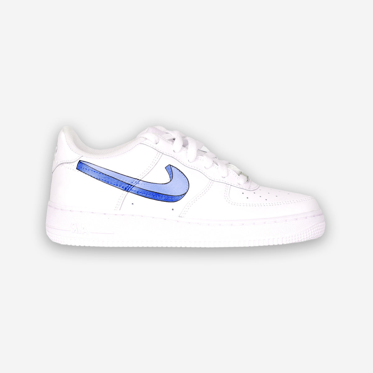 Customized AF1 3D Swoosh - Handcraftd