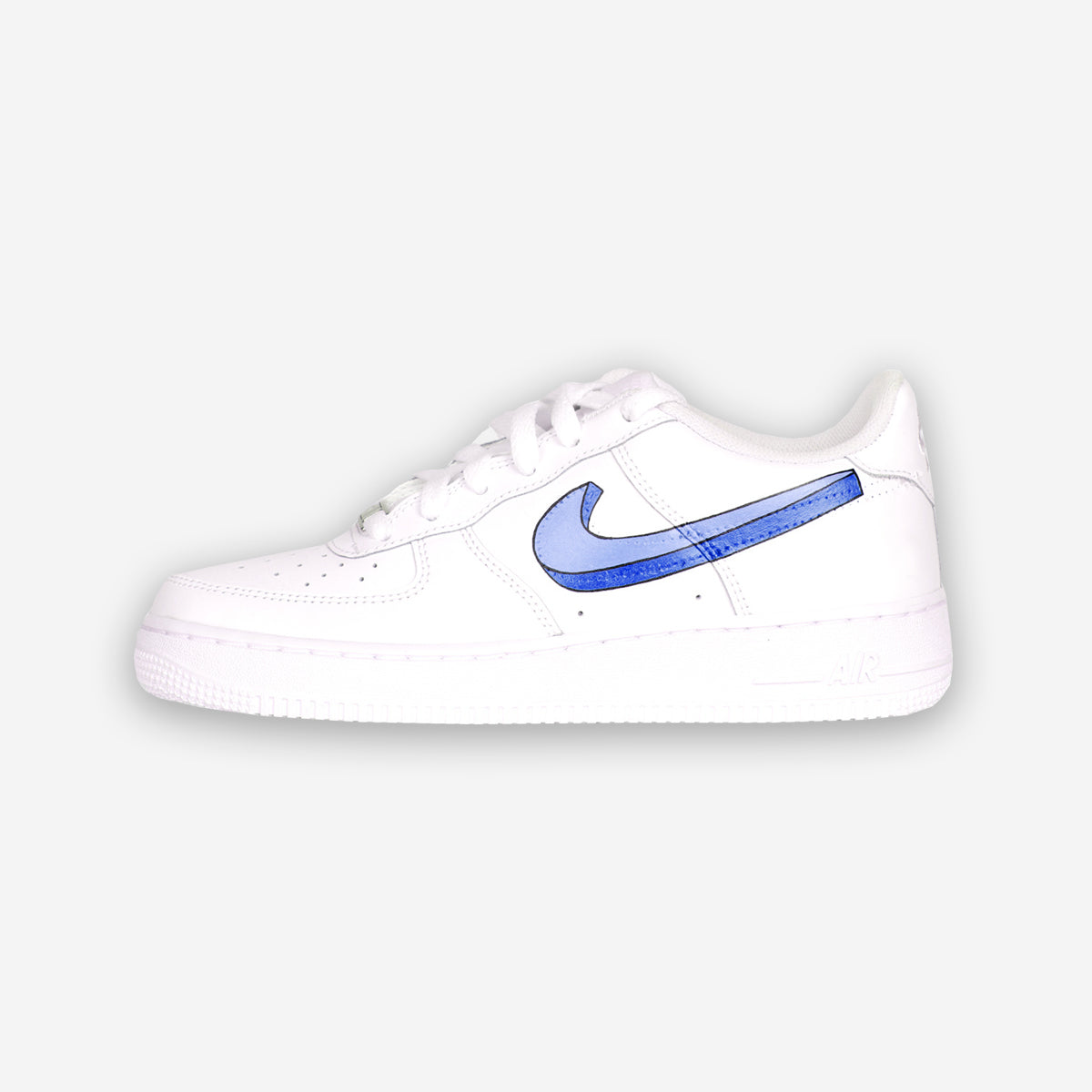 Customized AF1 3D Swoosh - Handcraftd