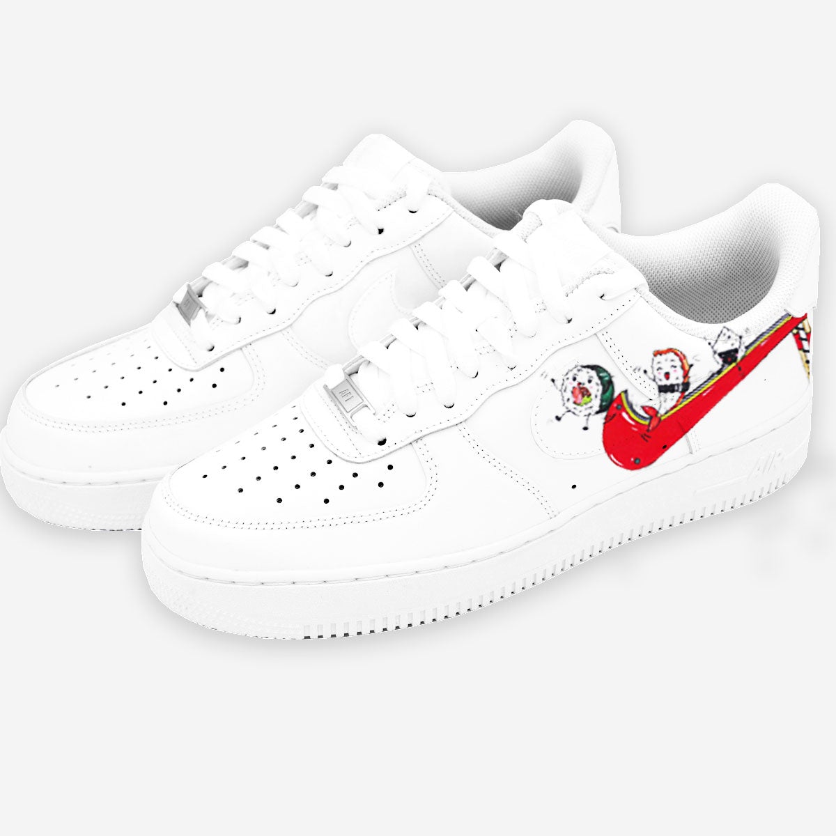 Customized AF1 Animated Sushi - Handcraftd