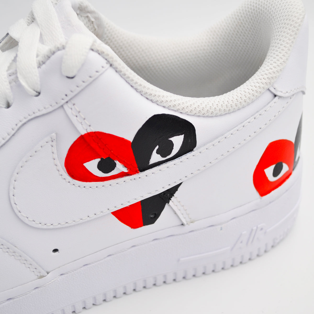 Customized AF1 Cdg Br - Handcraftd