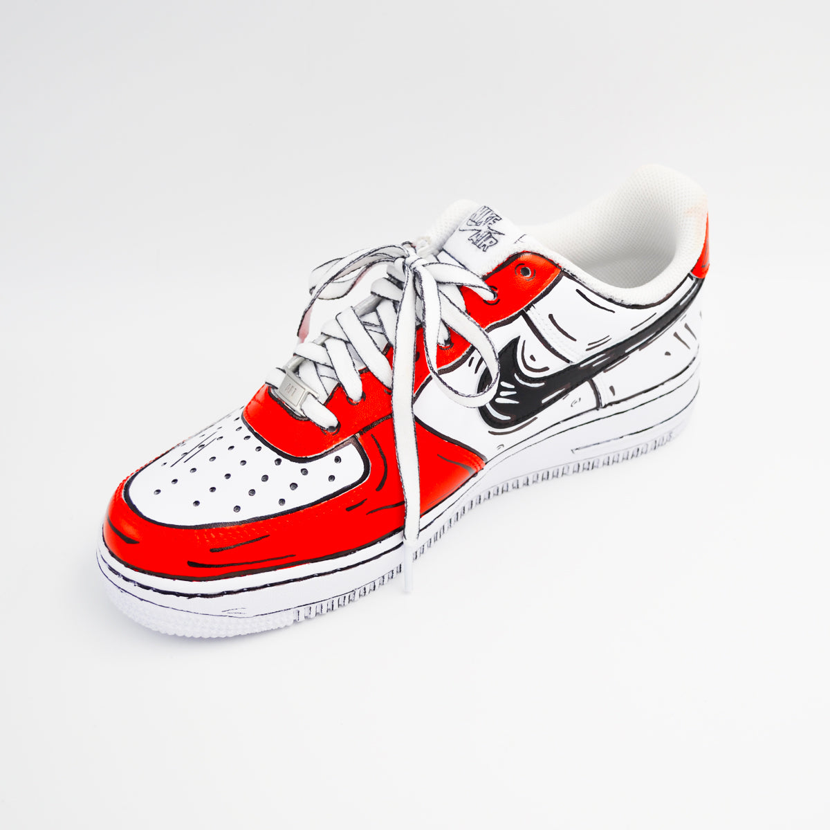 Customized AF1 Cartoon Sketched - Handcraftd