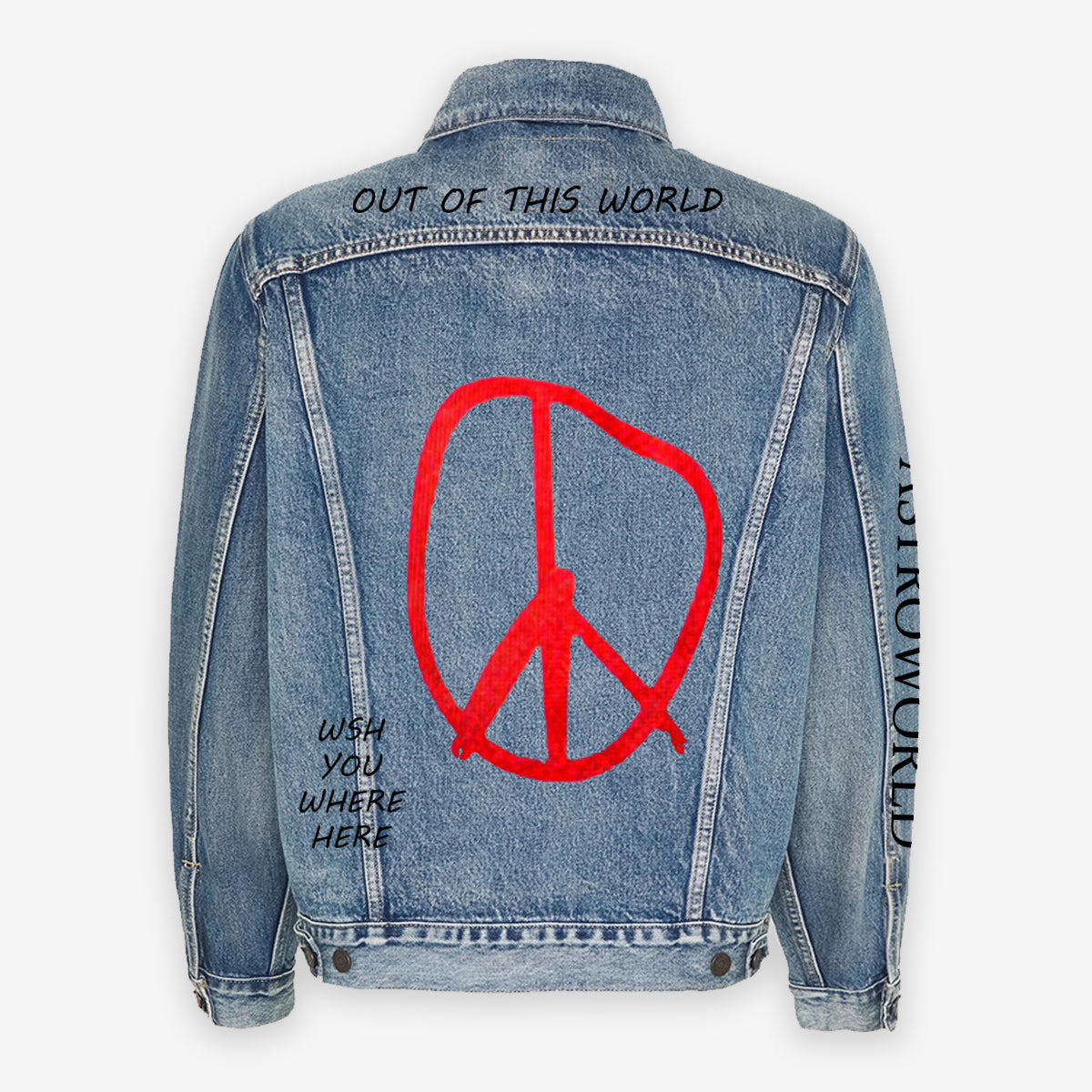 Customized Levi’s Vintage Jacket Travis Scott - Handcraftd