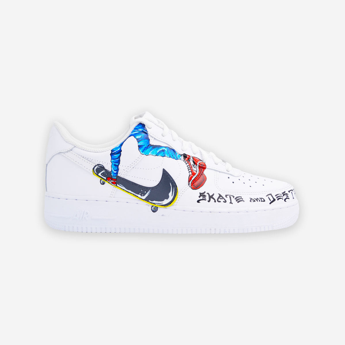 Customized AF1 Skate & Destroy - Handcraftd