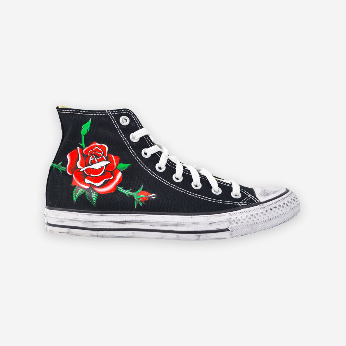 Customized Chuck Taylor 70 Skool Roses - Handcraftd