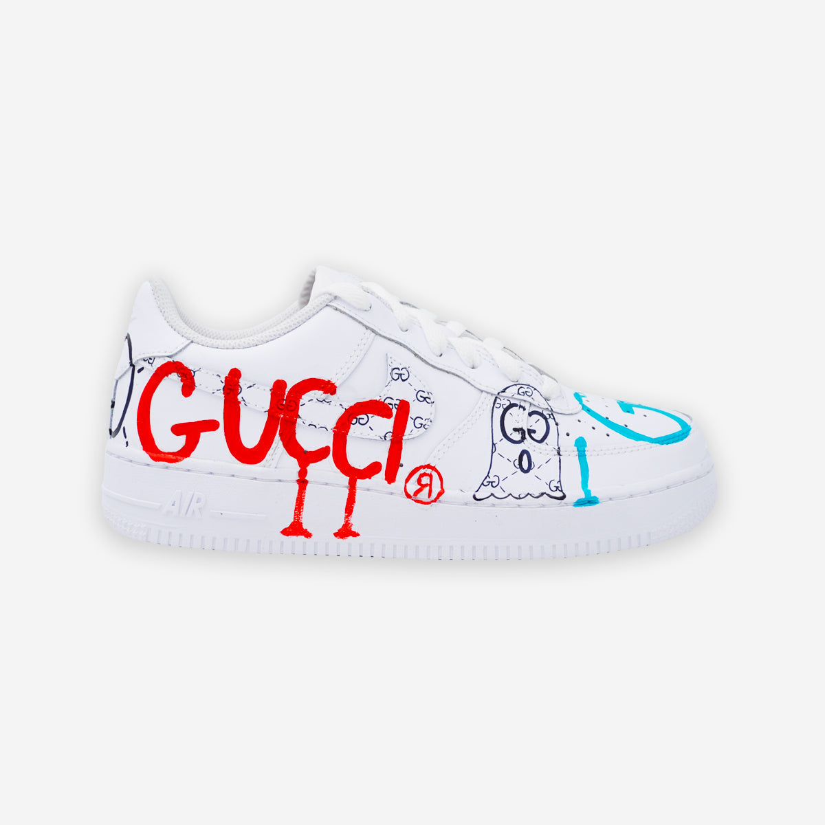 Customized AF1 GG Ghost Trouble Andrew - Handcraftd