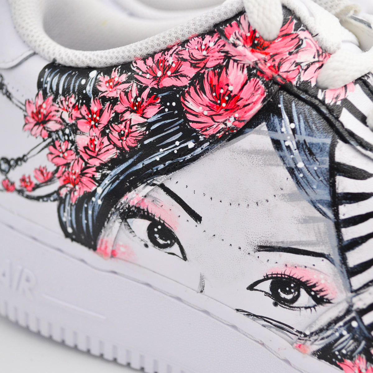 Customized AF1 Geisha - Handcraftd
