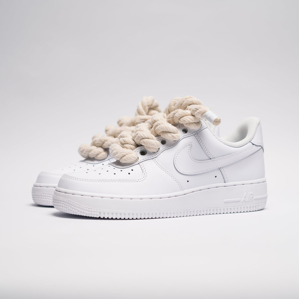 Customized AF1 Beige Rope - Handcraftd