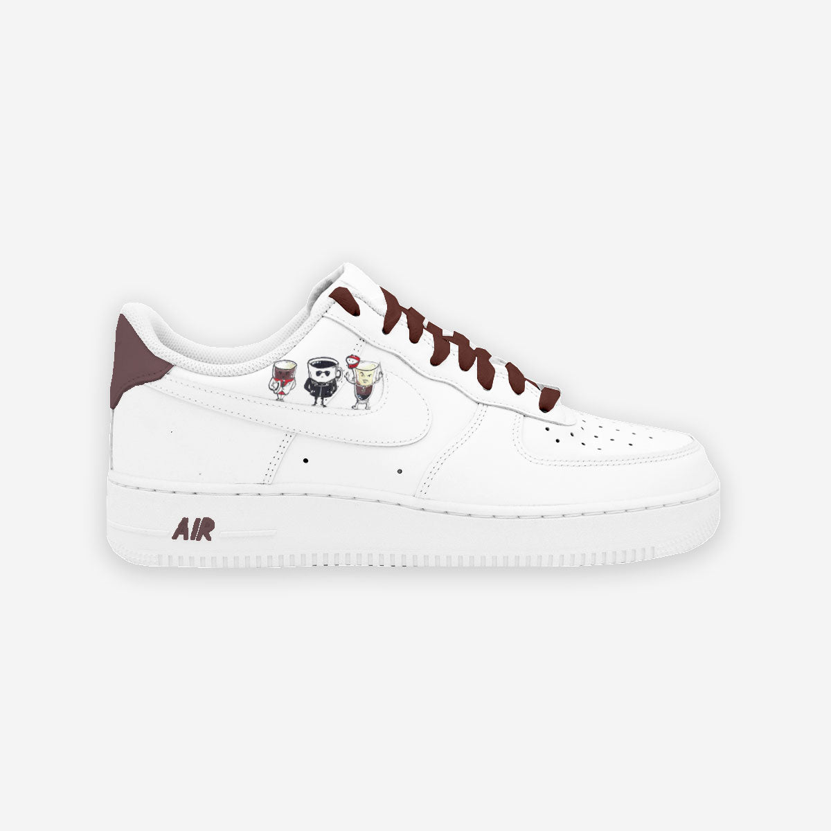 Customized Air Force 1 Coffee Break - Handcraftd