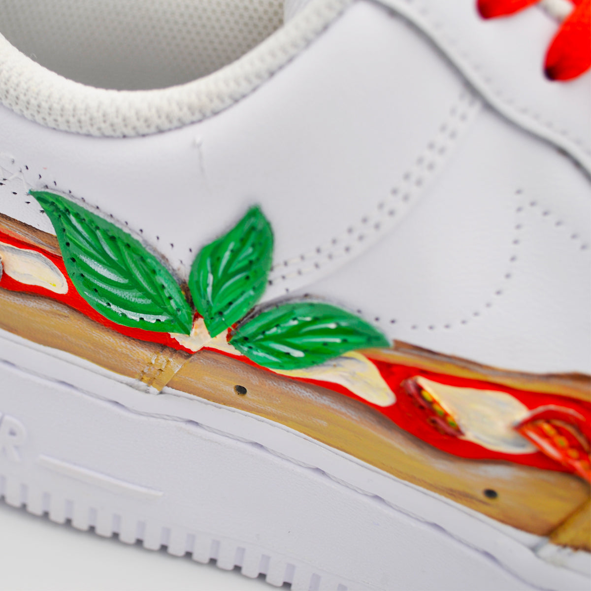 Customized AF1 Pizza & Cheese - Handcraftd
