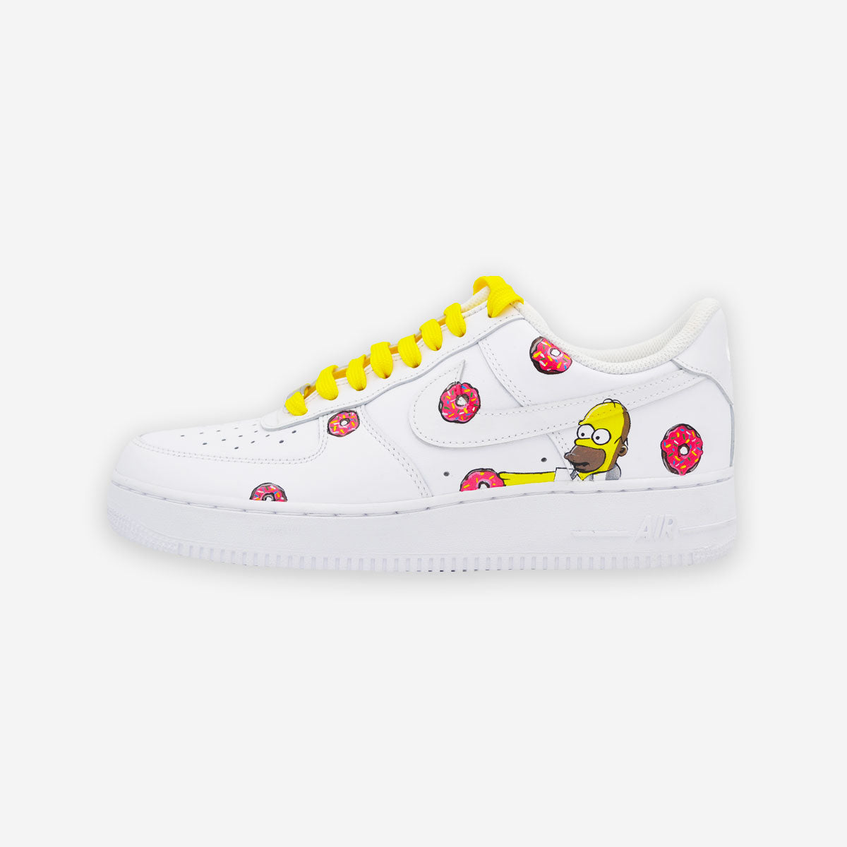 Customized AF1 Homer S. - Handcraftd