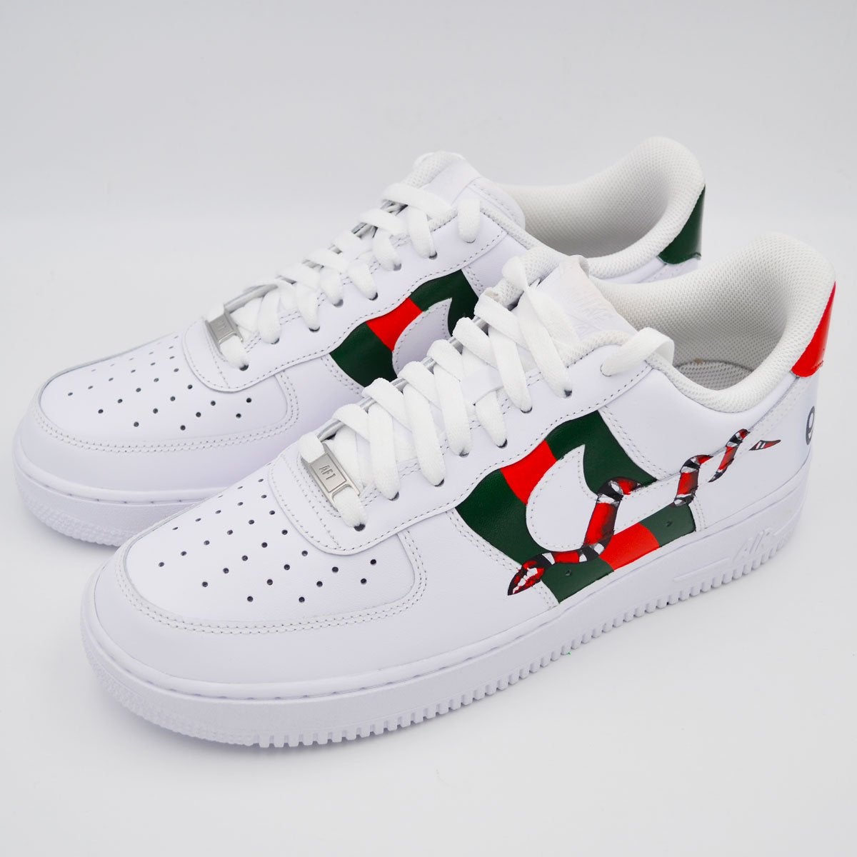 Customized AF1 Snake Print - Handcraftd
