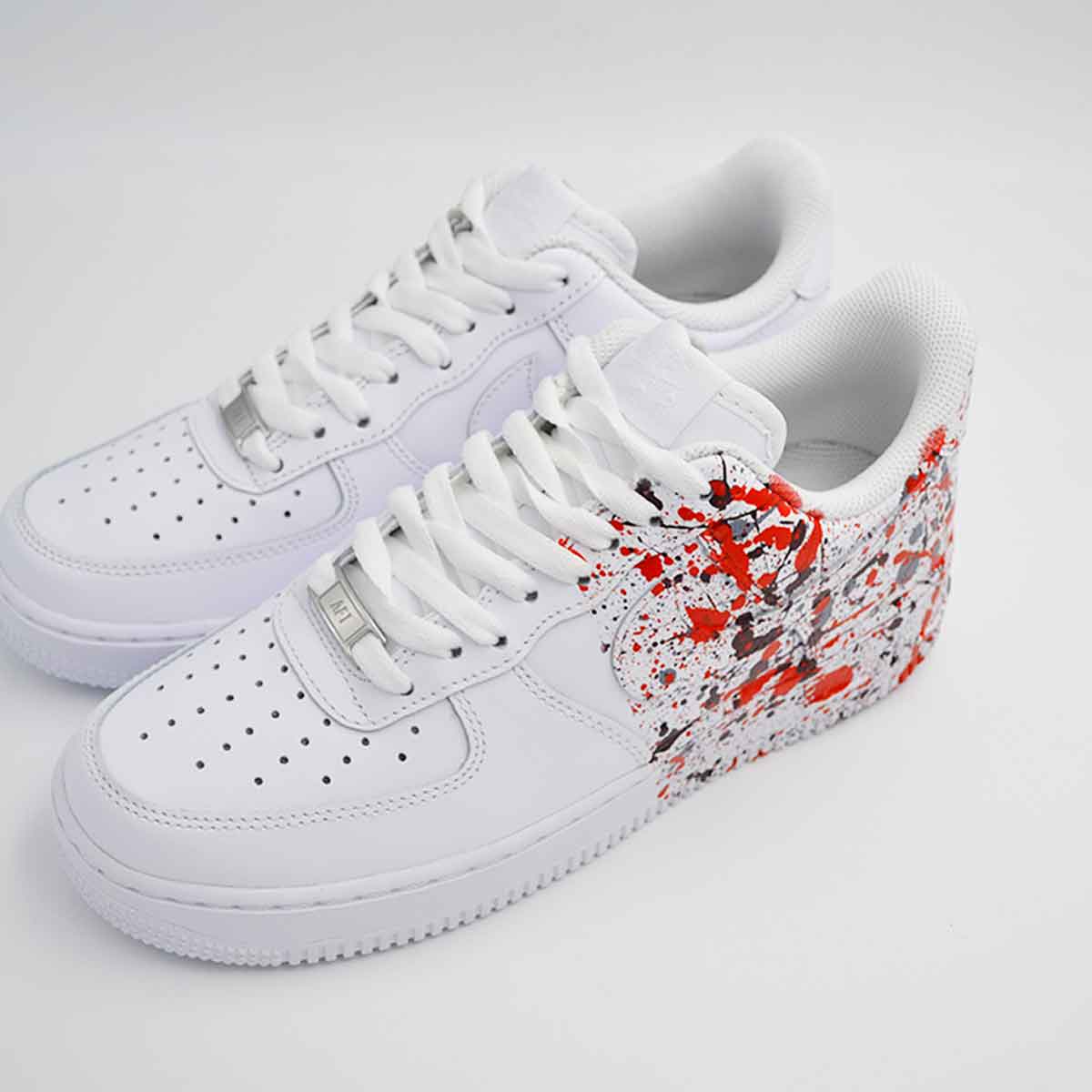Customized AF1 Splatter - Handcraftd