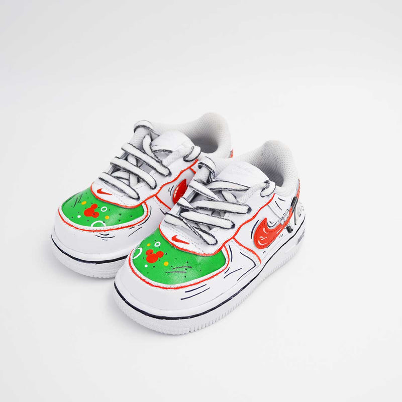 Kids Customized AF1 Mickey Mouse - Handcraftd