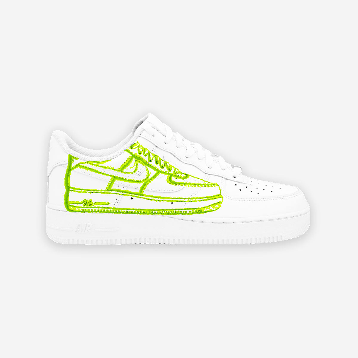 Customized AF1 Shoes Prototype - Handcraftd