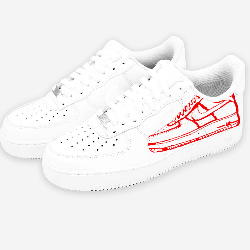 Customized AF1 Shoes Prototype - Handcraftd