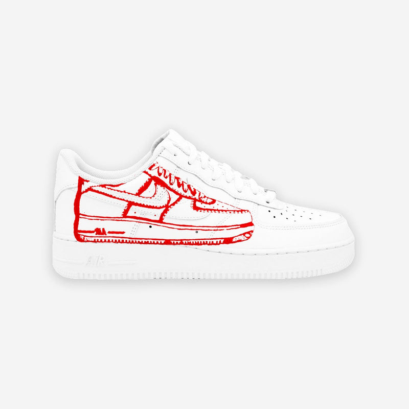 Customized AF1 Shoes Prototype - Handcraftd