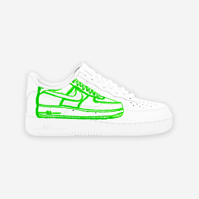 Customized AF1 Shoes Prototype - Handcraftd