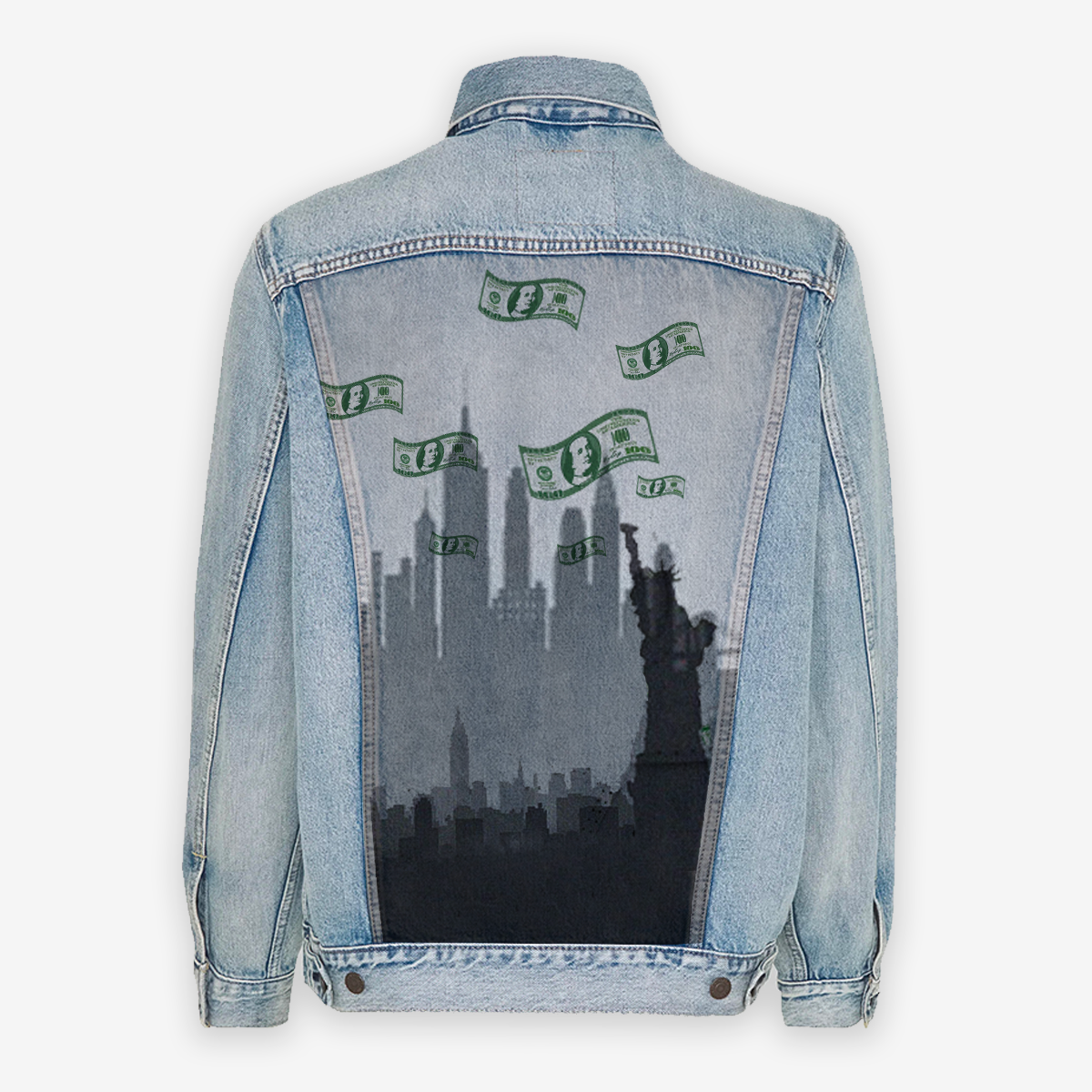 Customized Levi’s Vintage Jacket Dollar City - Handcraftd