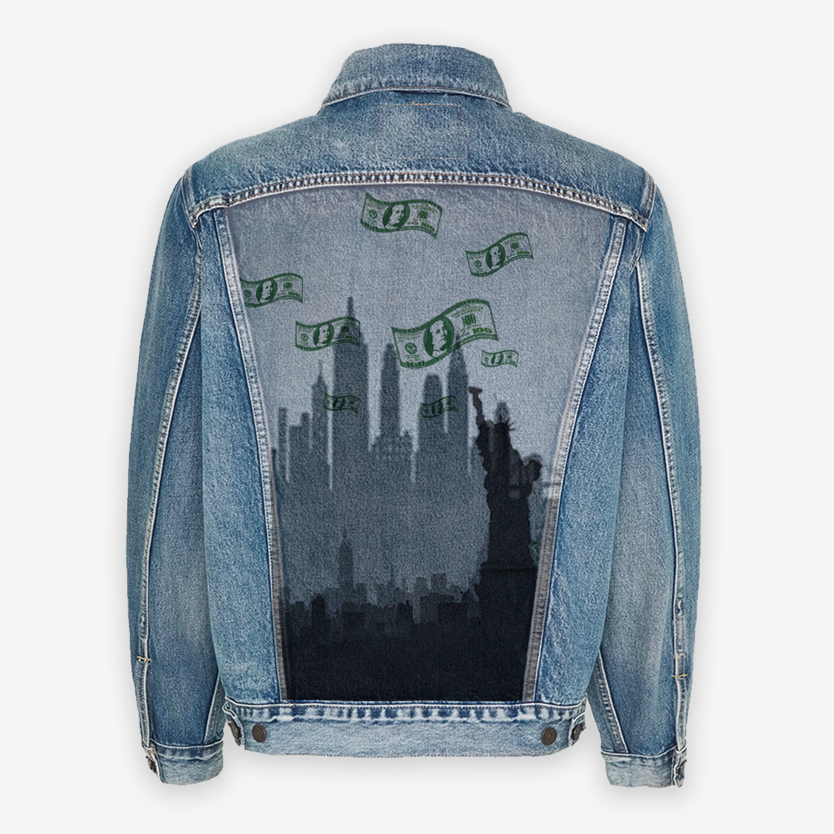Customized Levi’s Vintage Jacket Dollar City - Handcraftd