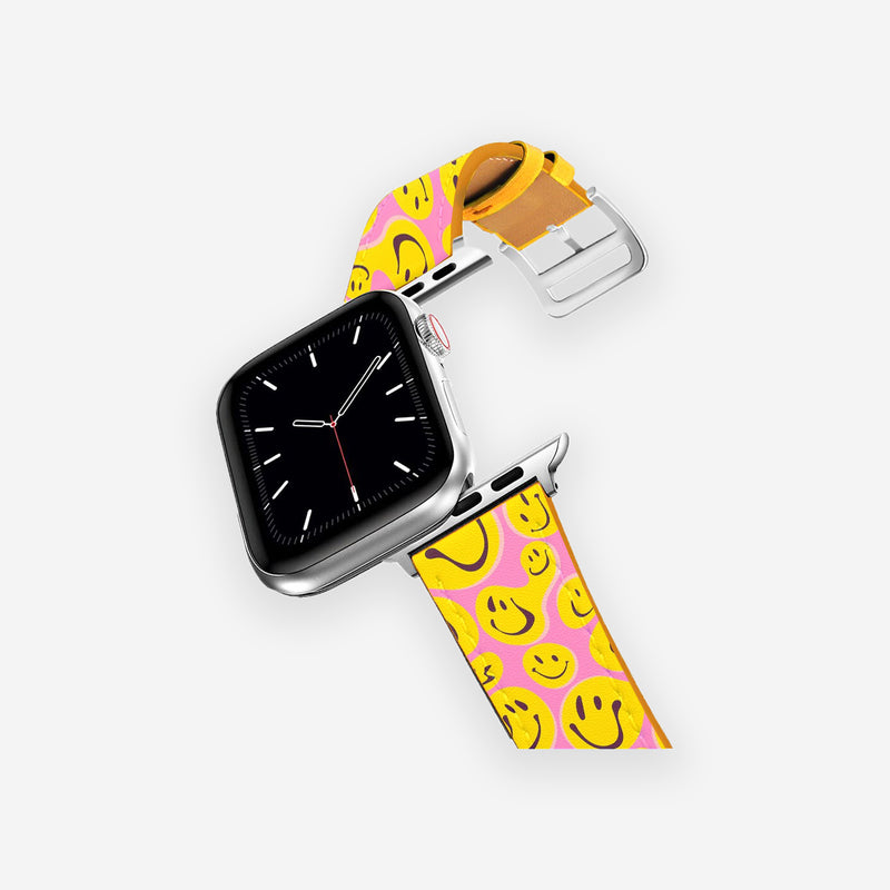 Maßgeschneiderte App. Uhrenarmband Acid Smiles - Handcraftd