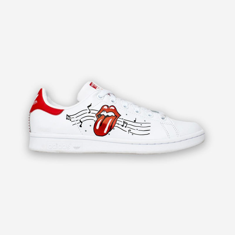 Customized Stan Smith Rolling Stones - Handcraftd