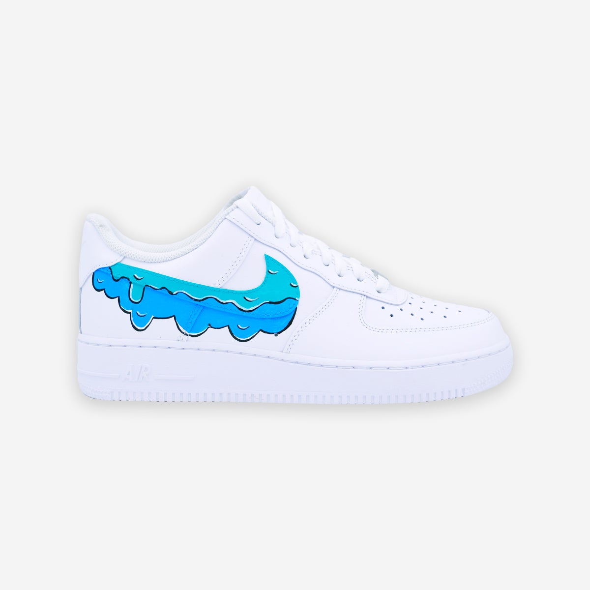 Drip AF1 Azul Personalizado - Handcraftd