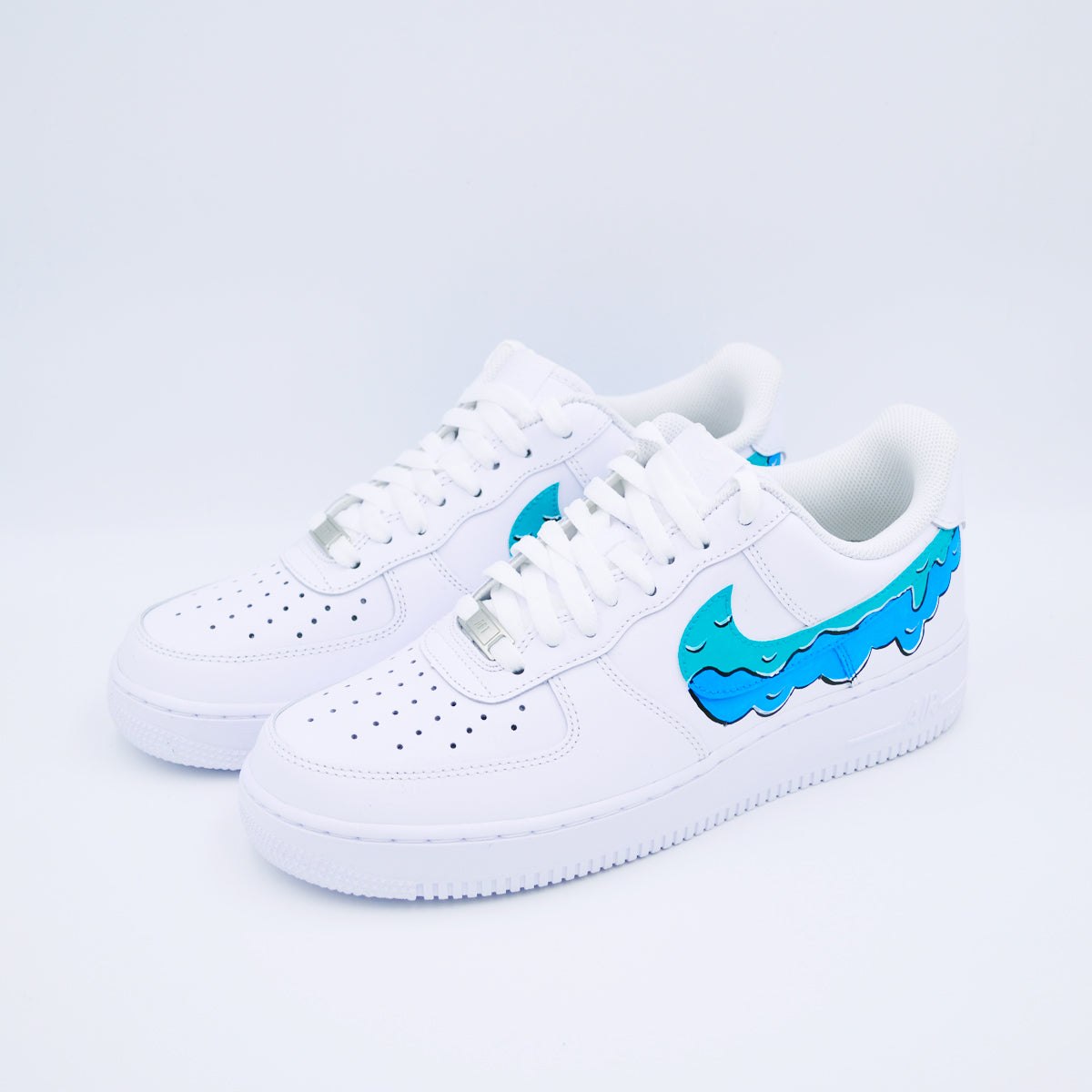 Drip AF1 Azul Personalizado - Handcraftd