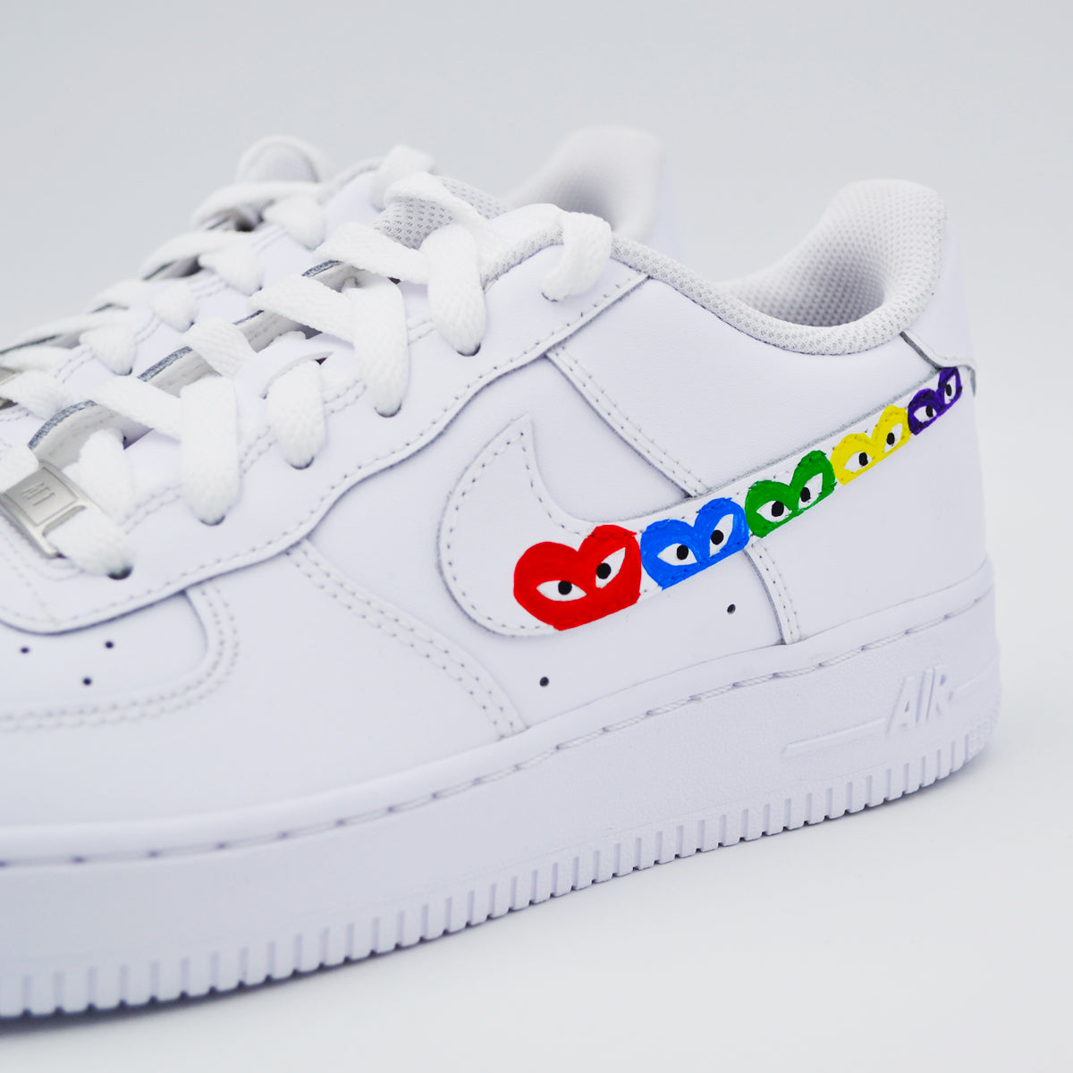 AF1 CDG Swoosh personalizado - Handcraftd