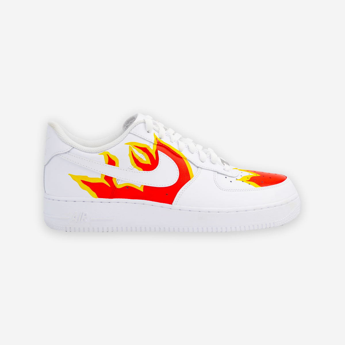 AF1 Flame Race personalizado - Handcraftd