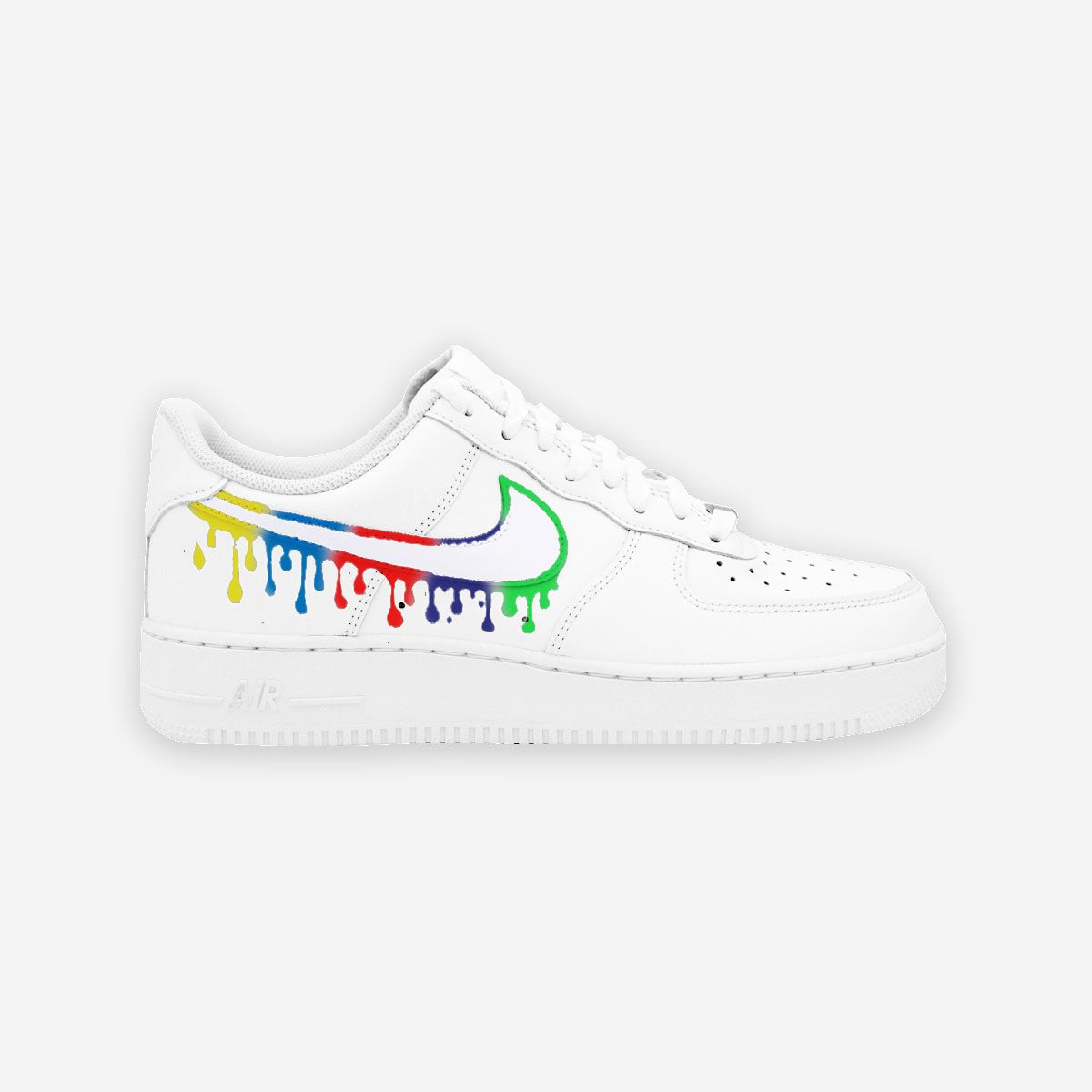 AF1 Drip Colour personnalisé - Fait à la main