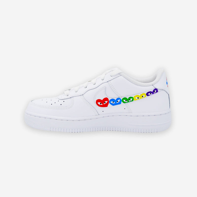 Aangepaste AF1 CDG Swoosh - Handcraftd